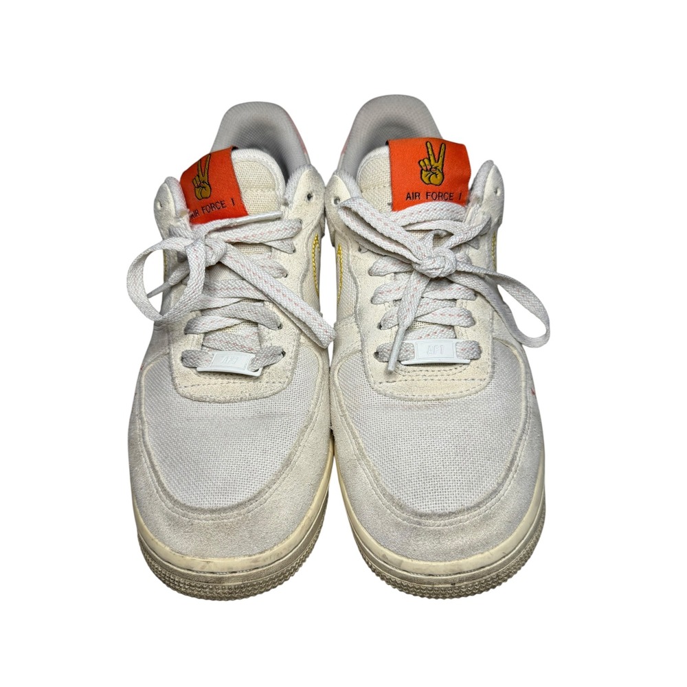 Nike Air Force 1 Rock N Roll Peace Womens 7 Gold Chain Swoosh Rare - Picture 2 of 8